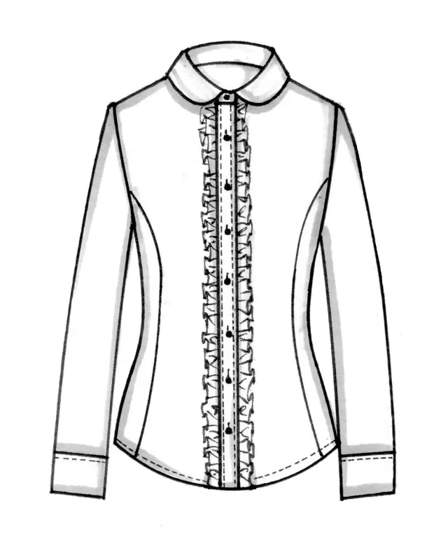 手繪服裝平面款式圖1:1對照 從零開始到精準呈現（含繪制教程）